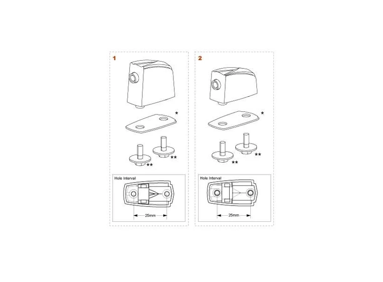 Tama MSL-70T Lug for Tam - Silverstar 
